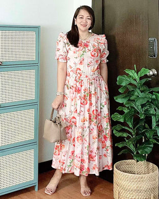 *Martha Maxi Printed Dress 0046