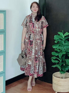*Selena Maxi Printed Dress 0030