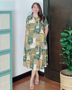 *Luna Printed Dress 0042