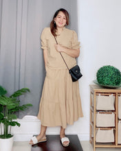 Load image into Gallery viewer, Sale! Carol Plain Camel Top and Skirt 0007