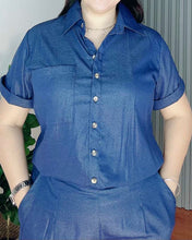 Load image into Gallery viewer, *Monique Plain Soft Denim Coordinates 0017