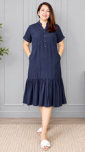 Load image into Gallery viewer, *Hailey Plain Soft Denim Dress 0111