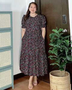 *Martha Maxi Printed Dress 0044