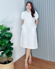 Load image into Gallery viewer, Scarlet  White  Eyelet Dress 0020