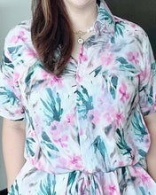 Load image into Gallery viewer, *Dahna Drawstring Printed Dress 0351