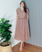 Load image into Gallery viewer, *Andi Drawstring Printed Dress 0041