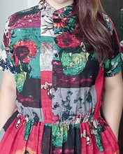 Load image into Gallery viewer, *Selena Maxi Printed Dress 0027