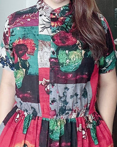 *Selena Maxi Printed Dress 0027