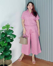 Load image into Gallery viewer, *Monique Premium Linen Pastel Pink Coordinates 0012