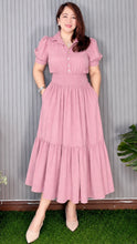 Load image into Gallery viewer, *Diana Maxi Plain Mauve Dress 0119