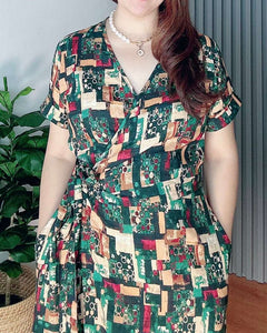Mara Overlap Dress 0020