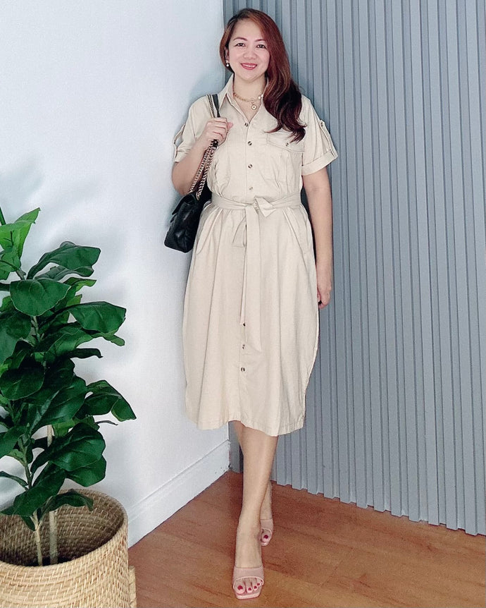 *Elena Premium Linen  Dress 0092