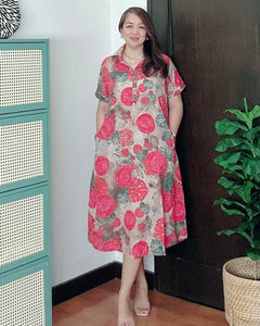 *Luna Printed Dress 0035