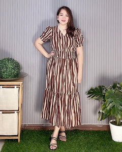 Sigrid Maxi Striped Dress 0036