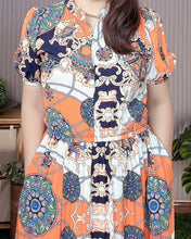 Load image into Gallery viewer, Bianca Printed Midi Dress 0228