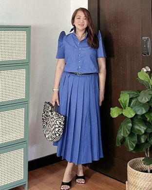 *Isabel Filipiñana Top and Skirt Coordinates 0002