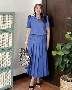 *Isabel Filipiñana Top and Skirt Coordinates 0002