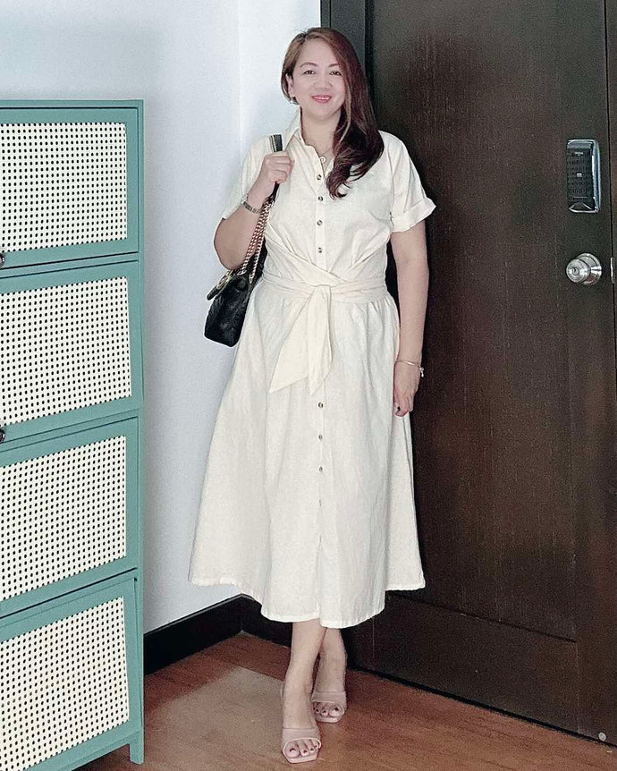 *Julia Maxi Plain Dress 0007