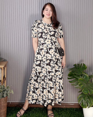 Sale! Atasha Printed Maxi  Dress  0044