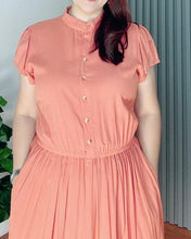 Load image into Gallery viewer, *Bela Maxi Plain Salmon Dress 0161