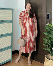 Load image into Gallery viewer, Nica Striped Tunic Dress 0098