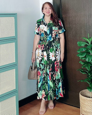 *Kelly Maxi Printed Dress 0032
