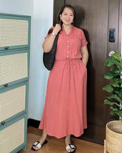 Load image into Gallery viewer, Donna Plain Dress 0325