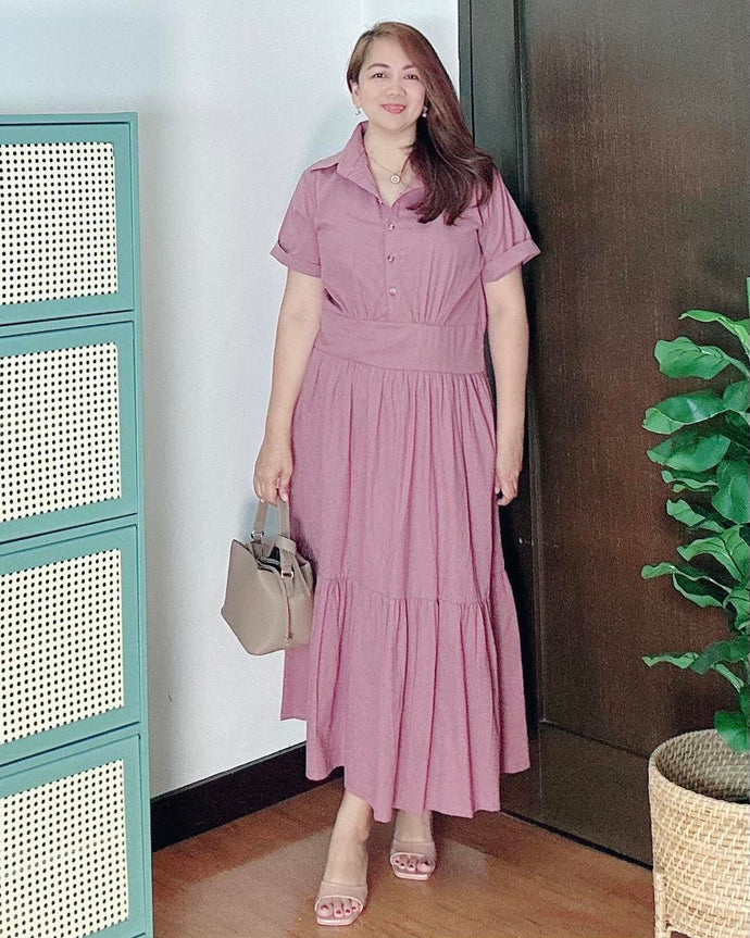 *Lysa Maxi Plain Dress 0066