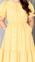 Load image into Gallery viewer, *Martha Maxi Eyelet Dress 0081