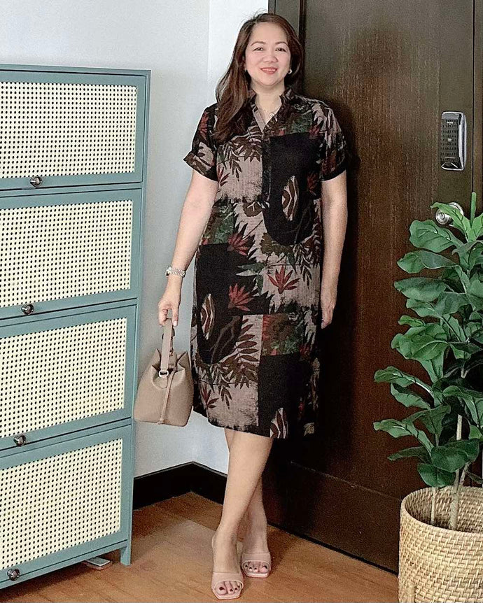 *Bea Printed Dress 0419