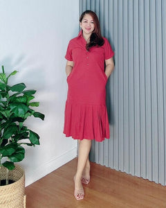 *Harper Plain Rusty Red Dress 0011