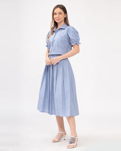 Elise Premium Linen  Top and Skirt Coordinates 0001