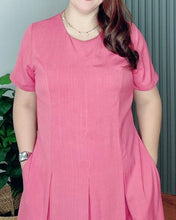 Load image into Gallery viewer, Demi Maxi Plain Soft Linen Dress 0001