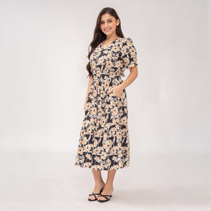 Sale! Sigrid Maxi Printed Dress 0044