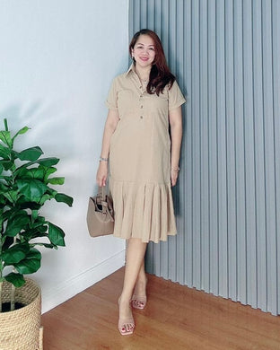 *Harper Plain Light Mocha Dress 0014