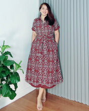 Load image into Gallery viewer, *Julia Maxi Eyelet Embroidered Dress 0054
