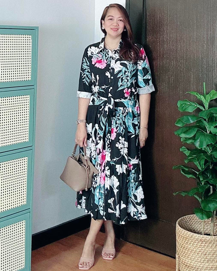 *Lucy Printed Dress 0036