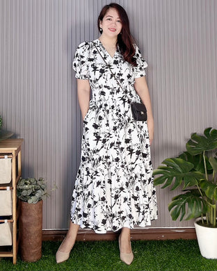 Sale! Sigrid Maxi Printed Dress 0023
