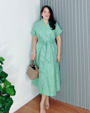 Load image into Gallery viewer, * Vera Maxi Eyelet Embroidered Dress 0021