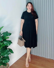 Load image into Gallery viewer, Belle Plain Cotton Linen Dress 0009