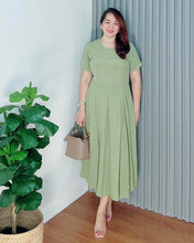 Load image into Gallery viewer, Demi Maxi Plain Soft Linen Dress 0009