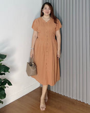 Load image into Gallery viewer, Aiza Cotton Linen Dress 0002