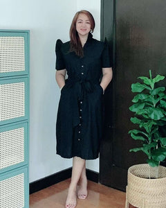 *Amor Filipiñana Premium Linen Dress 0005