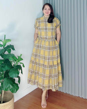 Load image into Gallery viewer, *Bianca Maxi Checkered Dress 0280