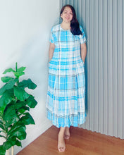Load image into Gallery viewer, Demi Maxi Checkered Dress 0022