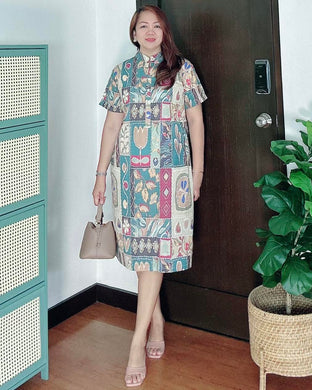 *Cherry Printed Dress 0028