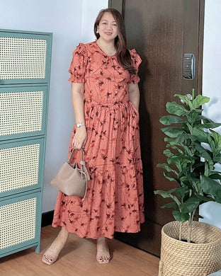 Martha Maxi Printed Dress 0037