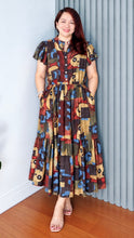Load image into Gallery viewer, *Bela Maxi Printed Dress 0186