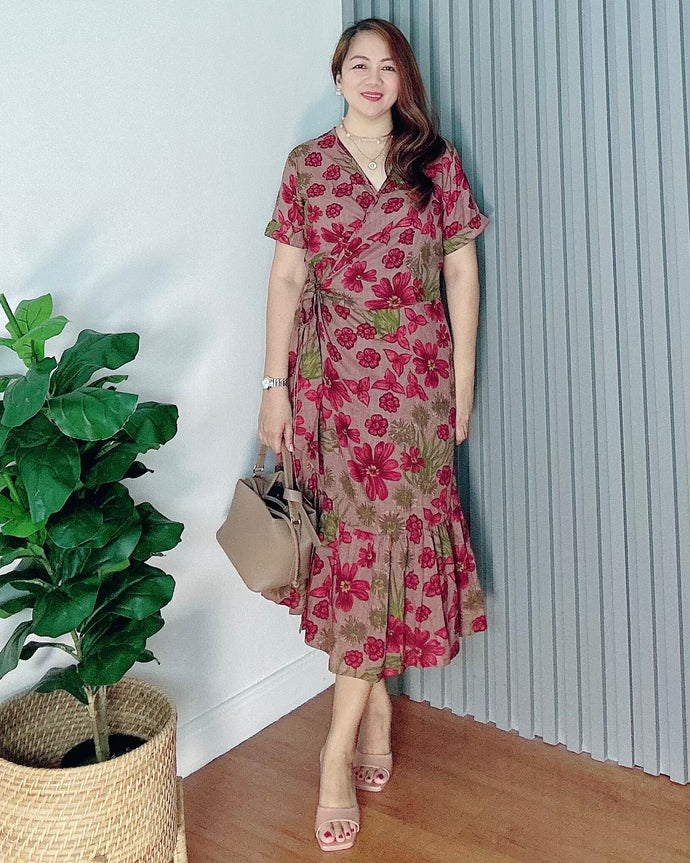 Mara Overlap Dress 0008