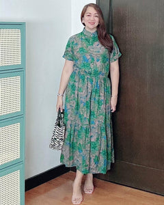 *Selena Maxi Printed Dress 0024